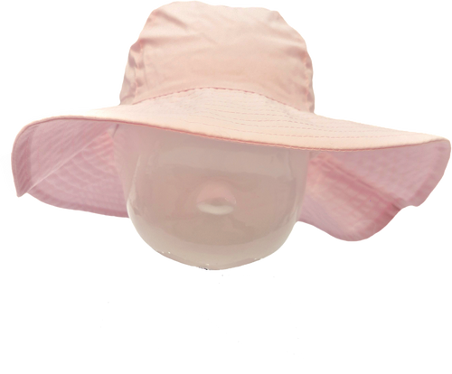 Pesci 0266 Girls Wide Brim Sunhat - Pink