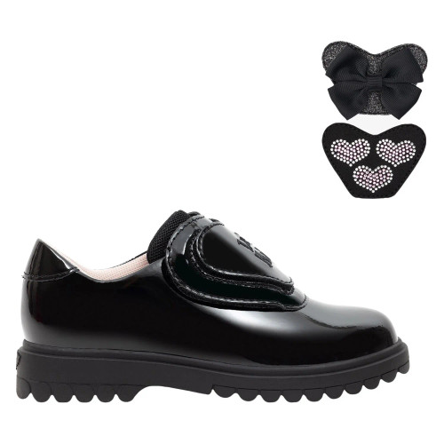 Lelli Kelly Girls Black ELOISE School Shoe - LKSA8944