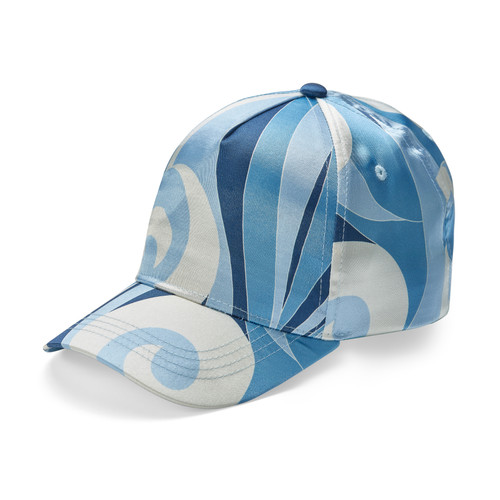 ADEE Girls Blue Swirl Printed Cap - NANCY (W253932)