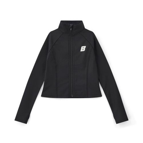 ADee Bonini BNC012 Girls Black Sports Zipper - ASPIRE