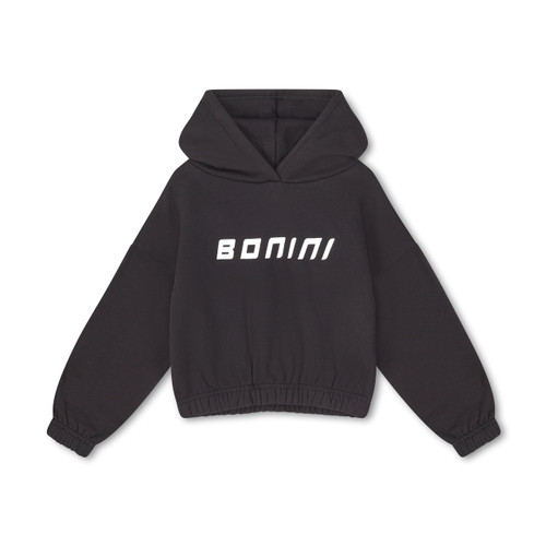 ADee Bonini BNC007 Girls Black Logo Hoodie - ASPIRE