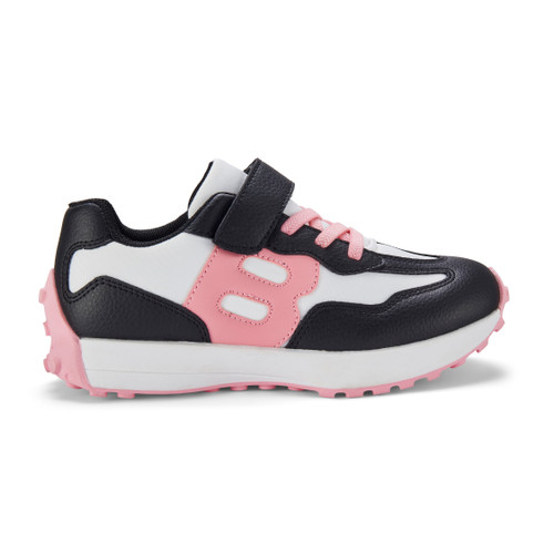 ADee Bonini BNF002 Girls Black/Pink  Sports Trainer - RUN