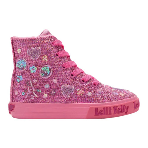 LELLI KELLY GLITTER BOOT DAFNE LKED3859BGL DARK PINK