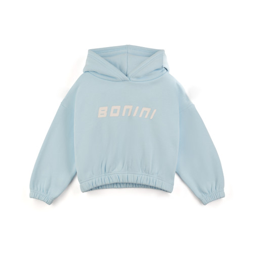 ADee Bonini BNC007 Girls Blue Logo Hoodie - ASPIRE
