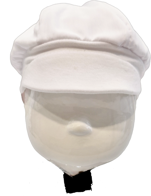 Kinder PC035 Poly/Cotton Cap Style Sunhat - White