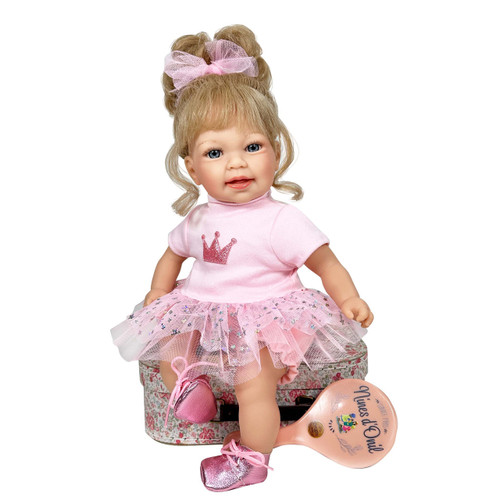 MARINA & PAU 5160 40cm Nines Little Susi Glitter Blonde Doll