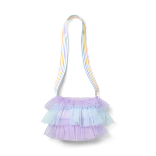 ADEE Girls Lilac/Blue/Pink Tulle Handbag - Sarina (S262922)