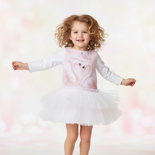 Sofija Baby Girls Pink Dress Ali 05598