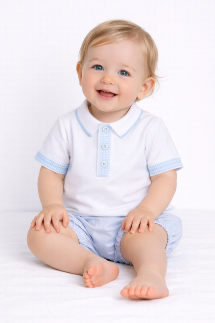 Deolinda Baby Boys Bloomers Set Marshmallow DBV26722