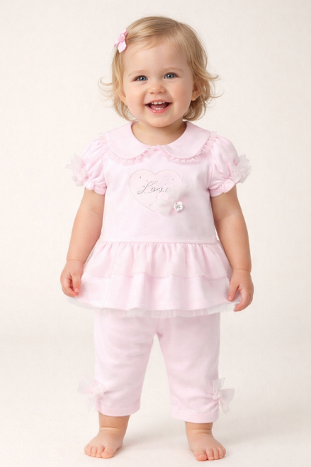 Deolinda Baby Girls Legging Set Amore DBV26712