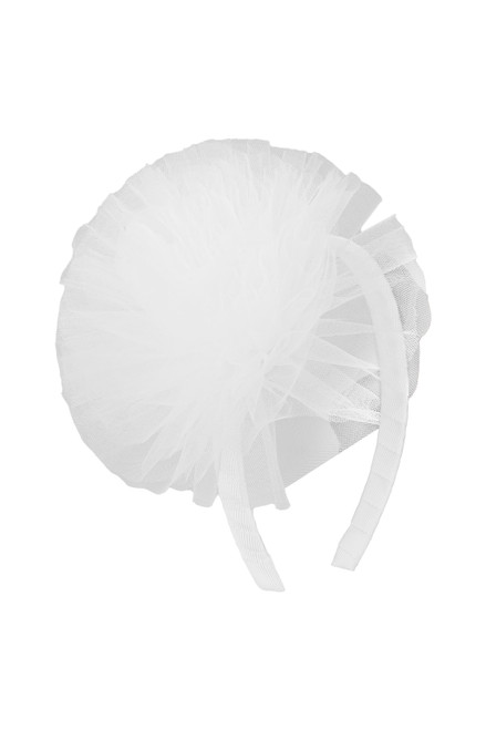 Daga Girls Harmony Blush White Tulle Headband M10579