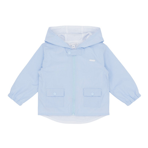 Blues Baby BB3092 Boys Blue Lightweight Hooded Jacket