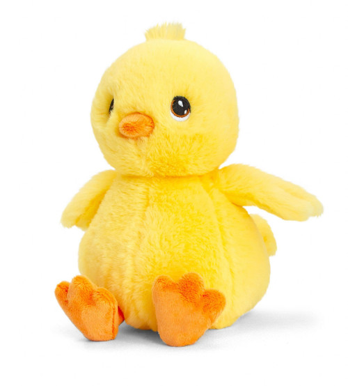 Keeleco Yellow 18cm Soft Touch Eco Chick Teddy SE6707