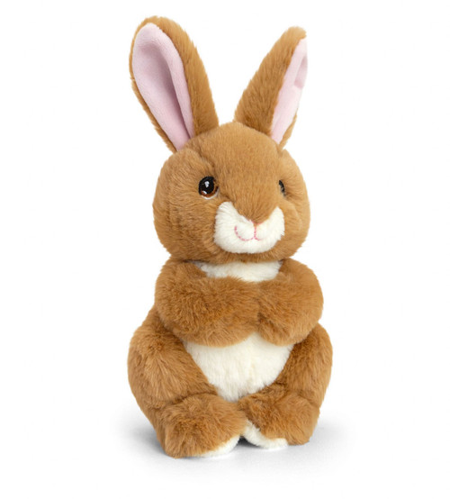 Keeleco Brown 20cm Soft Touch Bunny Eco Teddy SE6708