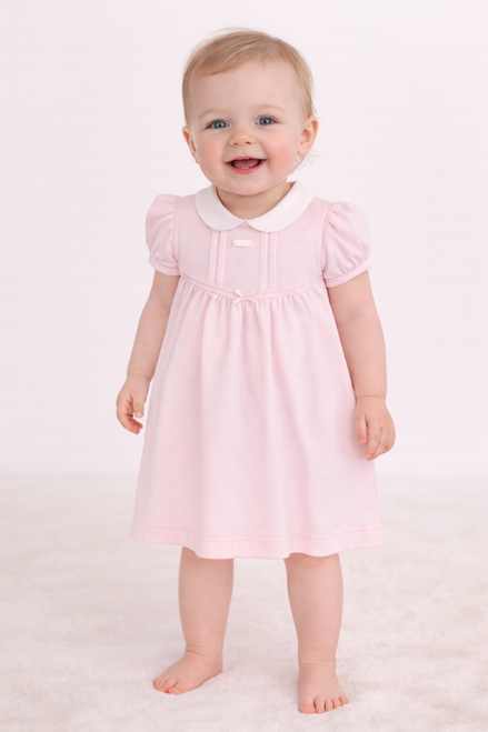 Amore AM0079 Girls Pretty in Pink Dress & Pants Set