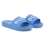 BOSS BOYS BLUE SLIDERS J51643