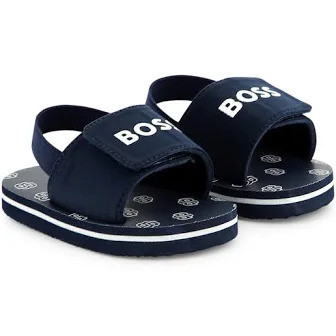 BOSS BOYS NAVY SANDALS J52156