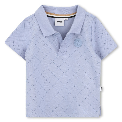 BOSS BABY BOYS GREY SHORT SLEEVED POLO SHIRT J52883