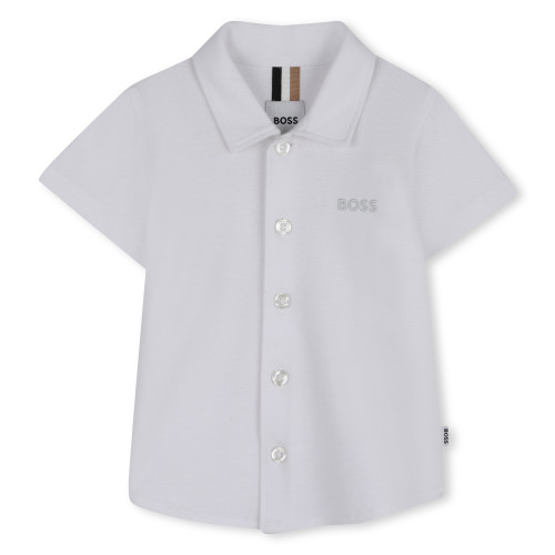 BOSS BABY BOYS WHITE SHORT SLEEVED SHIRT J52845