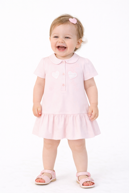 Pastels & Co Girls Pretty in Pink Dress  - Catherine