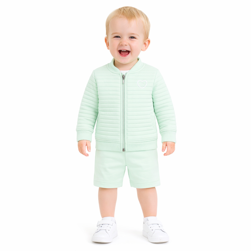 Pastels & Co Boys Mint Beach Hut Jacket - Brody