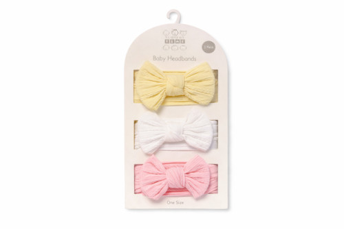 Nursery Time BABY 3 PACK HEAD BAND SET GP-25-1403