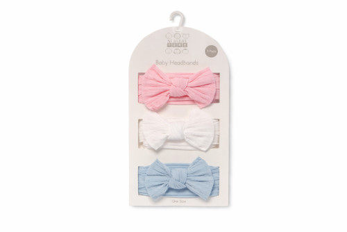 Nursery Time BABY 3 PACK HEAD BAND SET GP-25-1404