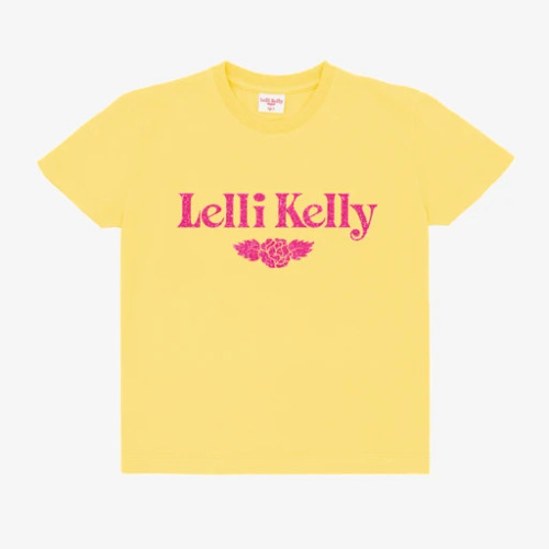Lelli Kelly LK0021 Amelie Logo T-Shirt - Lemon