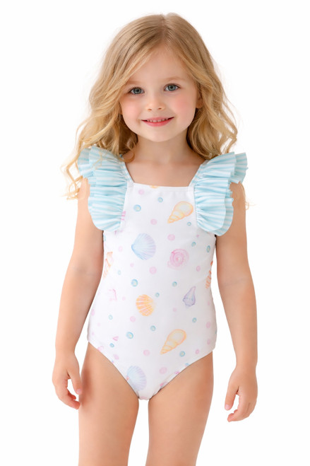 Meia Pata Girls Swimwear, Aruba, Seashells - MP002SS26