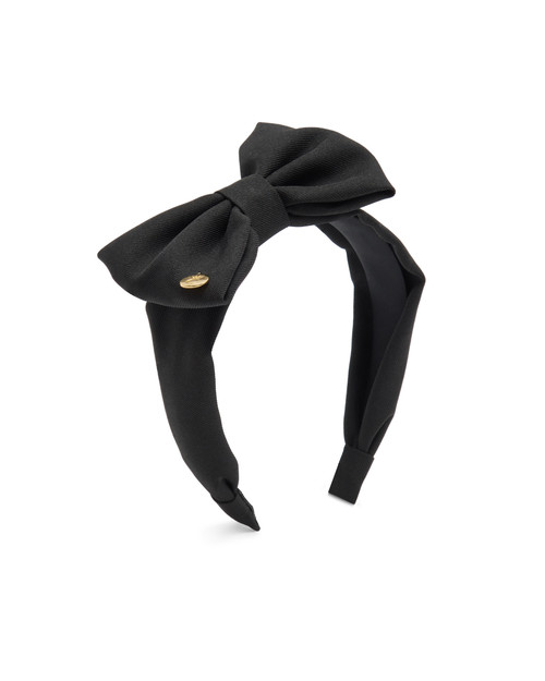 Caramelo Girls Black School Hair Bow Headband 349794.