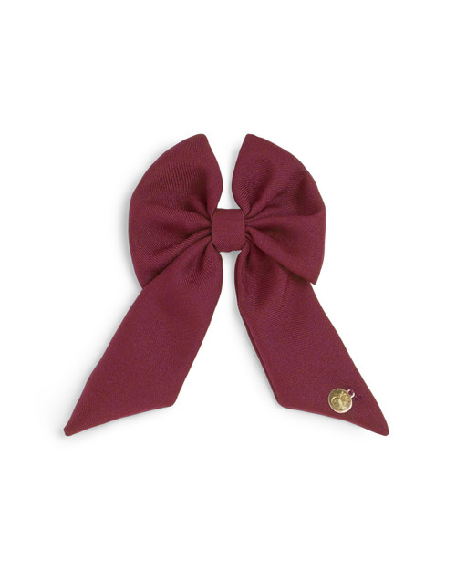 Caramelo Girls Maroon/Burgundy School Hair Clip Bow 349793.