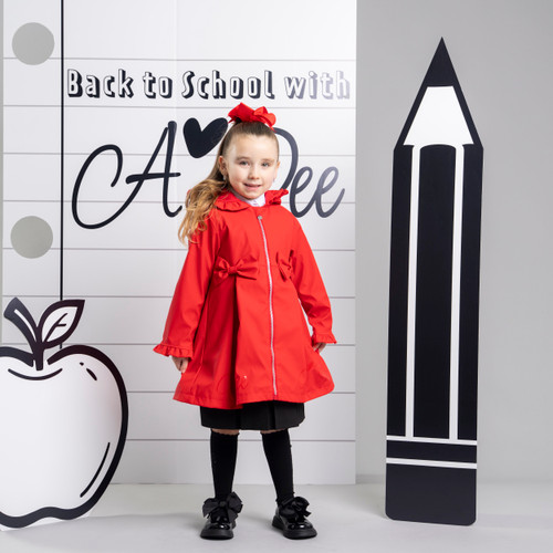 Adee Girls Red School Raincoat - Nova (W266203)