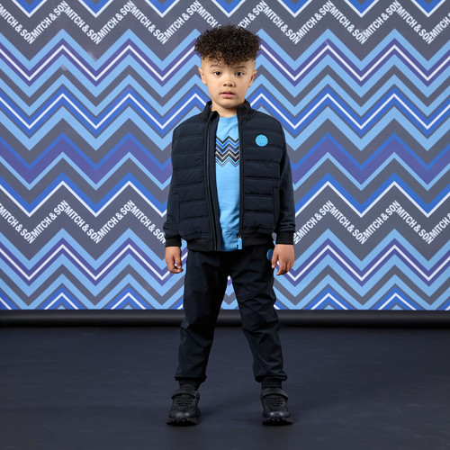 Mitch & Son Boys Black Padded Nylon Jacket - Winston (MS26603)