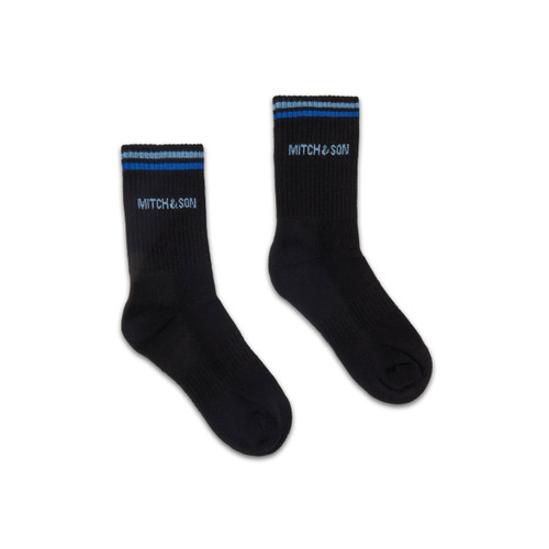 Mitch & Son Boys Black Sport Sock - William (MS26616)