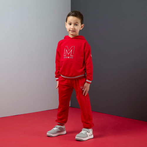 Mitch & Son Boys Red Hoody Tracksuit - Tate (MS26510)