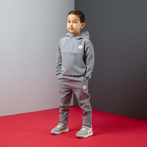 Mitch & Son Boys Grey Marl Melange Hoodie Tracksuit - Tobias (MS26508)