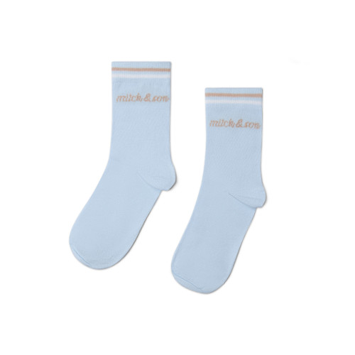 Mitch & Son Boys Blue 2 Pack Socks - Stuart (MS26418)