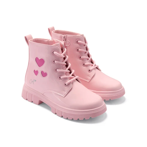ADEE Girls AMORE Pink Heart Boot W265101
