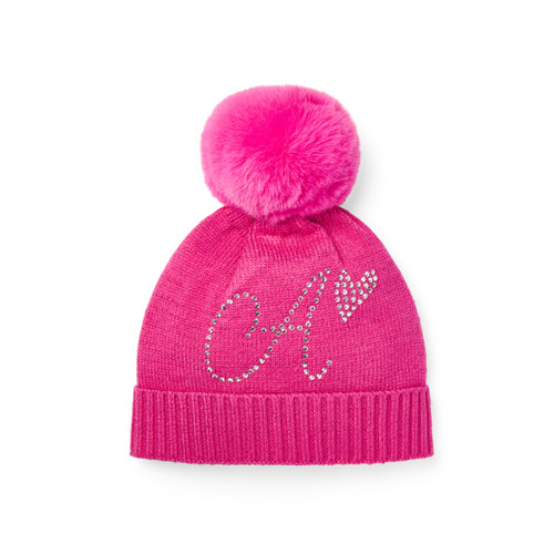 ADEE APRIL Pom pom hat Hot Pink W261909