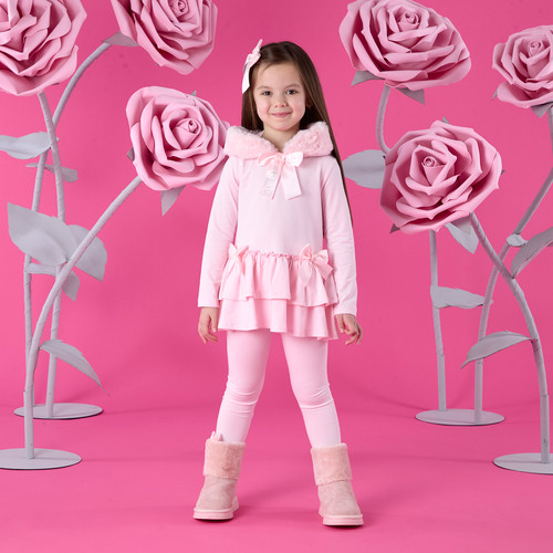 ADEE ALINA Fur hood legging set W261503