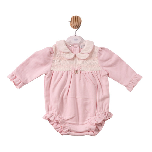 Mintini Girls ROMPER-PINK MB7445
