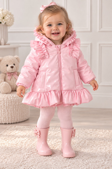Mintini Girls COAT-PINK MB7284