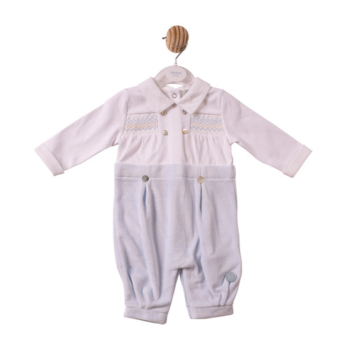 Mintini Boys ROMPER-BLUE MB7291