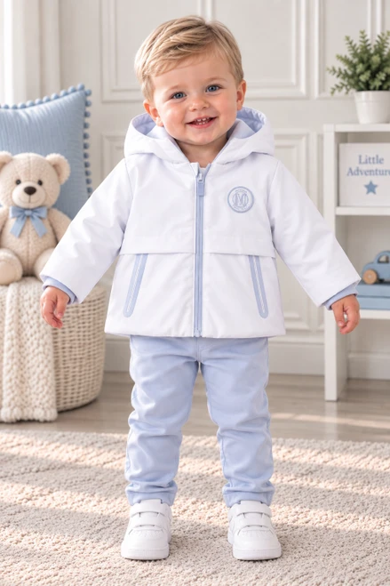 Mintini Boys COAT-WHITE MB7267