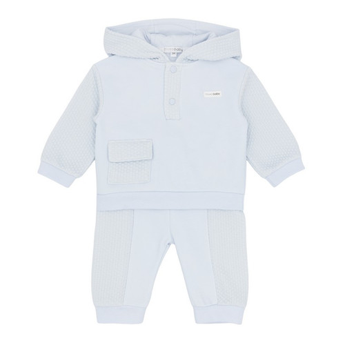 Blues Baby Boys Blue Hoodie Set BB3220