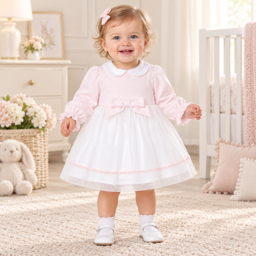 Deolinda Girls Pink Dress DBI26415