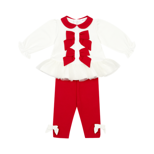 Deolinda Girls Red Legging Set DBI26726