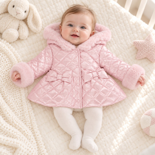 Little A Pink Quilted Jacket - Dolly (LA26301)