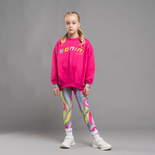 ADee Bonini BNA716 Adapt Tape sweatshirt - Hot Pink