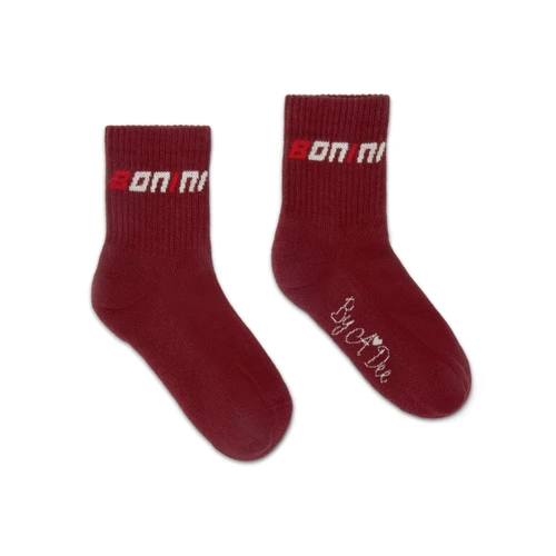 ADee Bonini BNA813 Twirl Sport sock - Burgundy